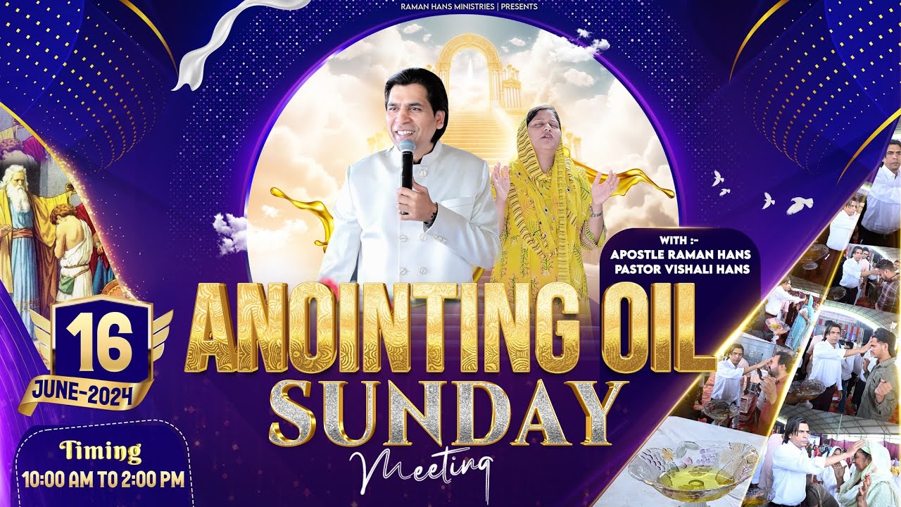 Anointing Oil Sunday Meeting | With Apostle Raman Hans (16-June-2024 ) Raman Hans Ministry