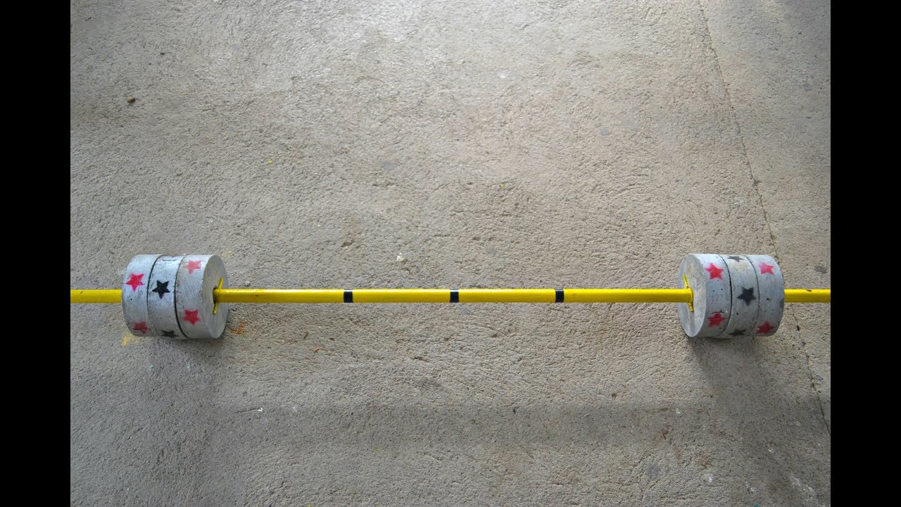 Homemade Barbell Bar- How to make a bar
