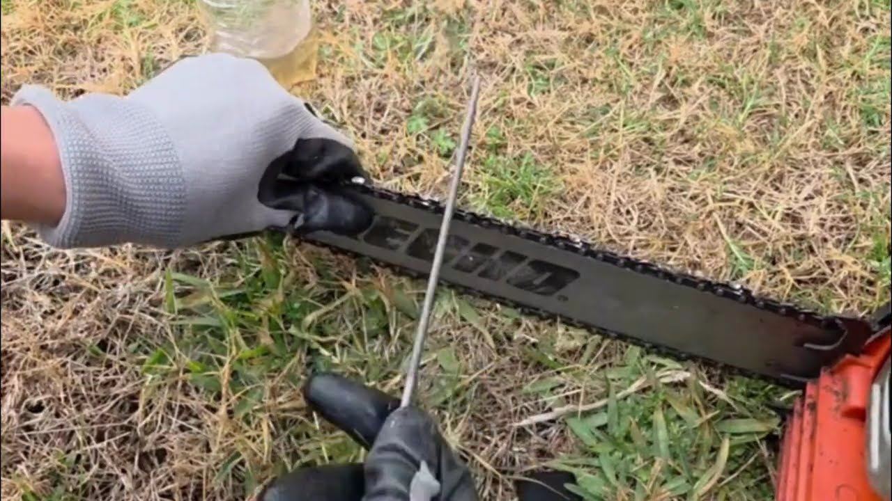 Dull Chainsaw? Get It Sharp Again — Fast & Affordable! #Kapagon #ChainsawSharpening #Landscaping