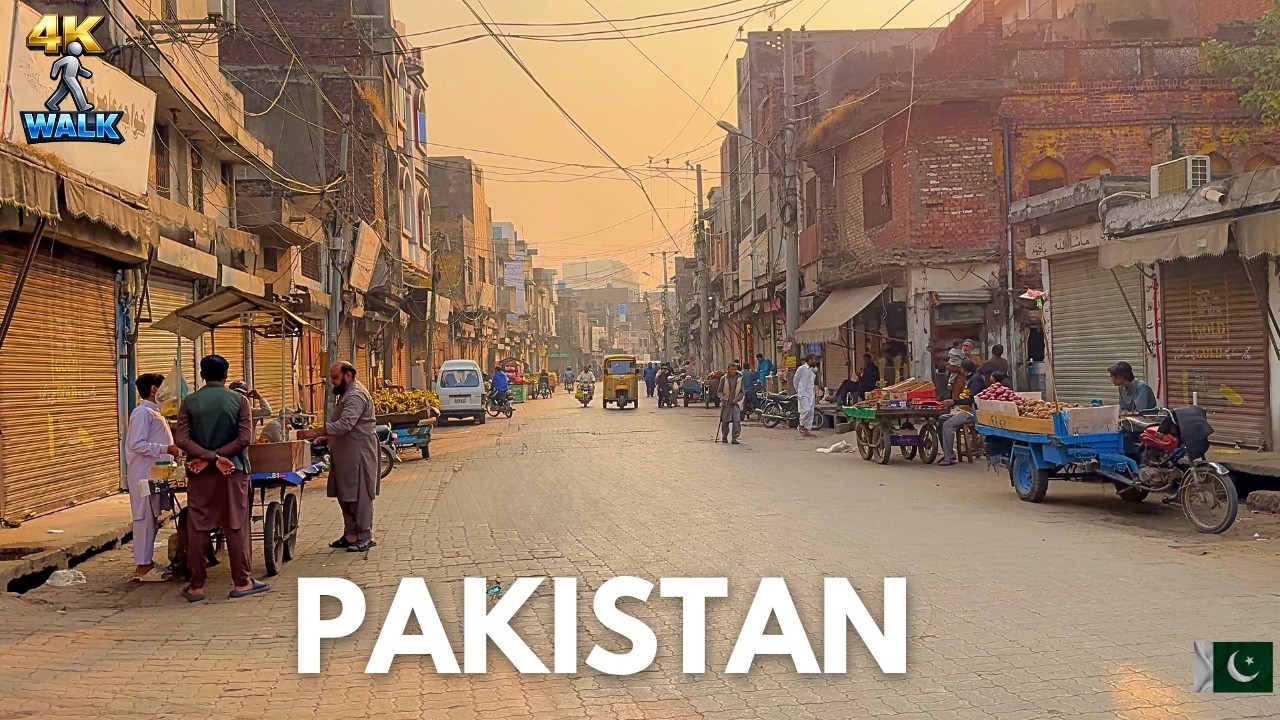 4k HDR Walking Pakistan&rsquo;s Most Famous Sports City | Sialkot Pakistan 🇵🇰 