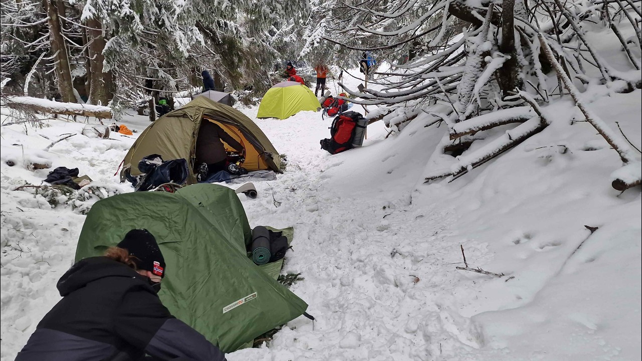 Téli sátrazós túlélö túra 2026/ Winter Survival Tent Camping In 2026