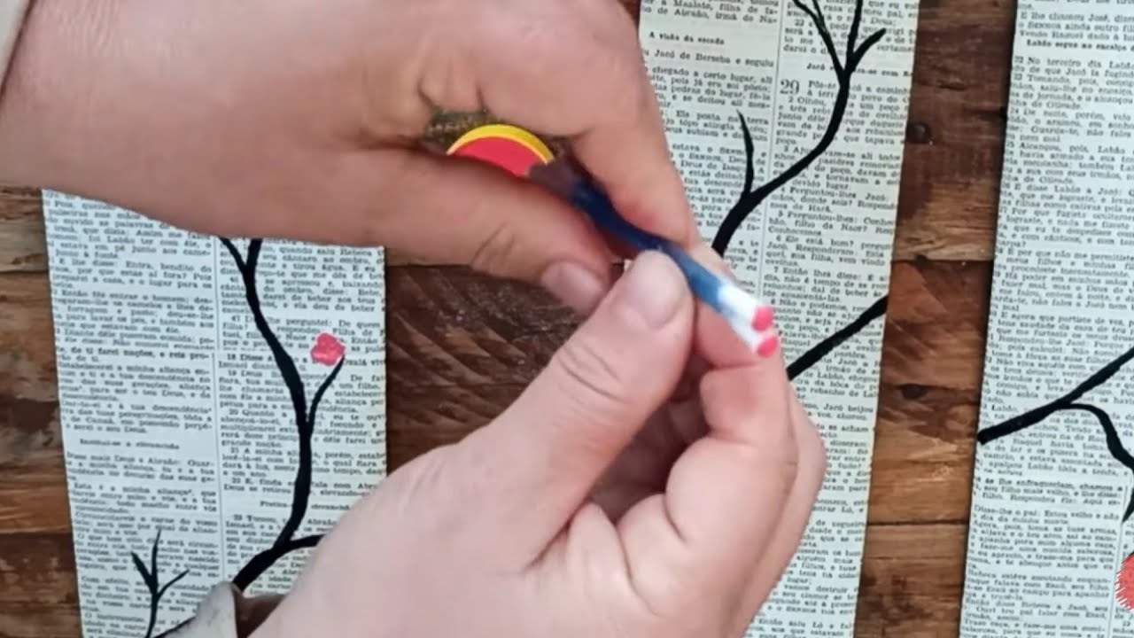 Картина декоративный в бумага  DIY - Нож ты тем же украшение в стена из мусор в Люкс