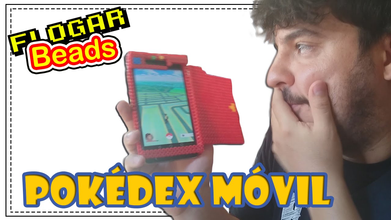 POKÉDEX CARCASA MÓVIL CON HAMA BEADS - POKÉDEX PHONE CASE WITH PERLER BEADS - IDEAS FLOGAR BEADS #2