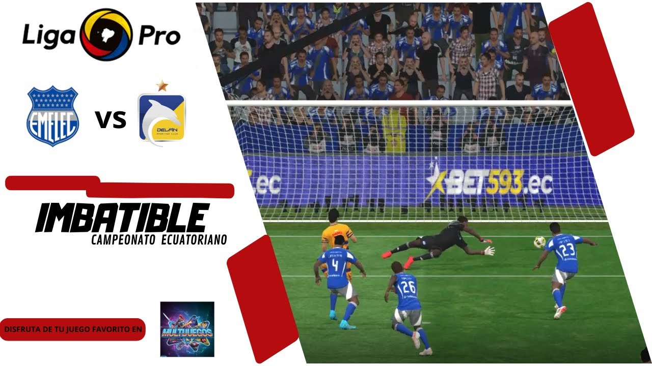 ¡EL CETÁCEO EN LA CALDERA! 🔵 EMELEC vs DELFÍN 🐬 | ¿Podrán EL Orgullo de Manabí? (PES 2017 Liga Pro)😱