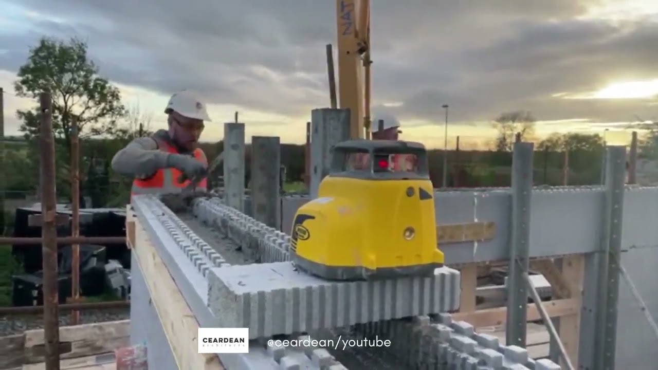 ICF Part 5 of Two mile borris build - 18 homes using Insulated Concrete Formwork - ICF Construction