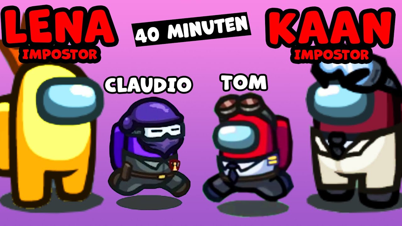 XXL Among Us, ABER KAAN & LENA SIND DIE SCHLECHTESTEN IMPOSTOR! Mit Claudio, Tom, Kaan & Lena!