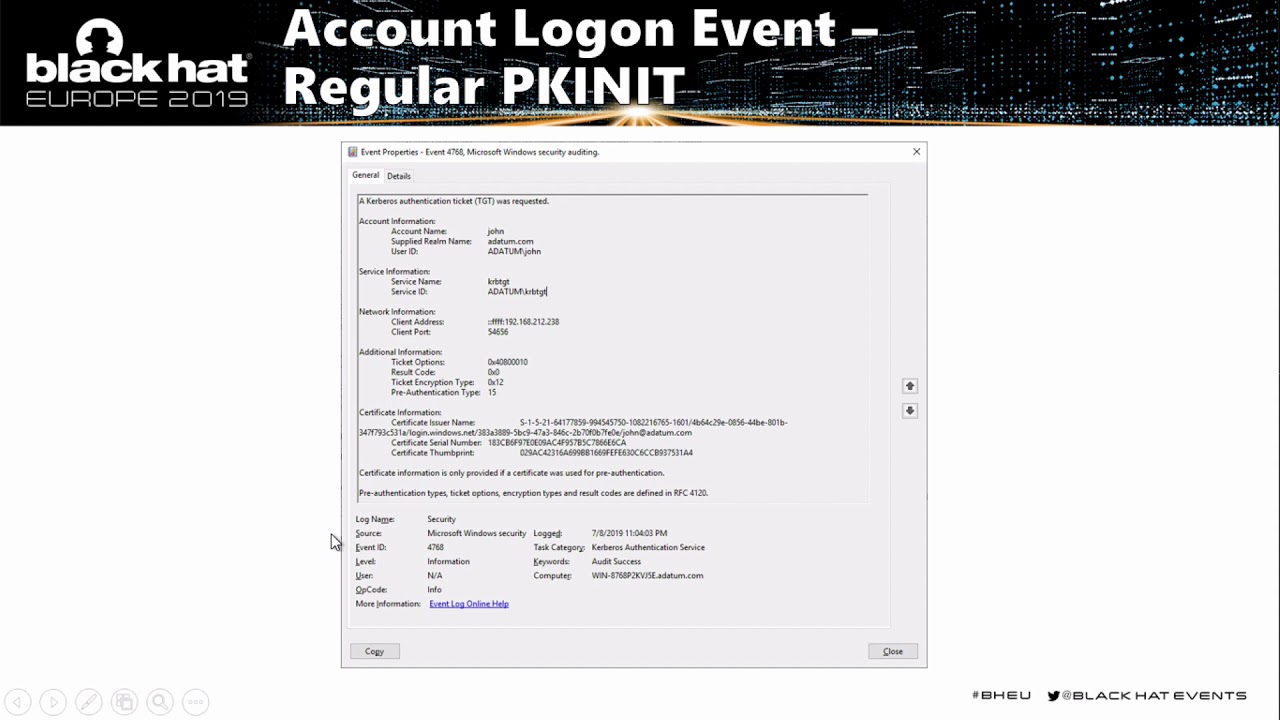 Exploiting Windows Hello for Business