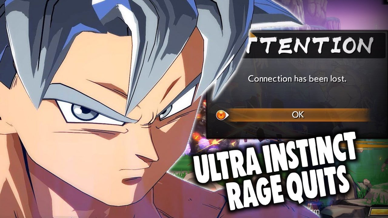 UI Goku Making People Rage Quit! | Dragon Ball Fighterz Online matches