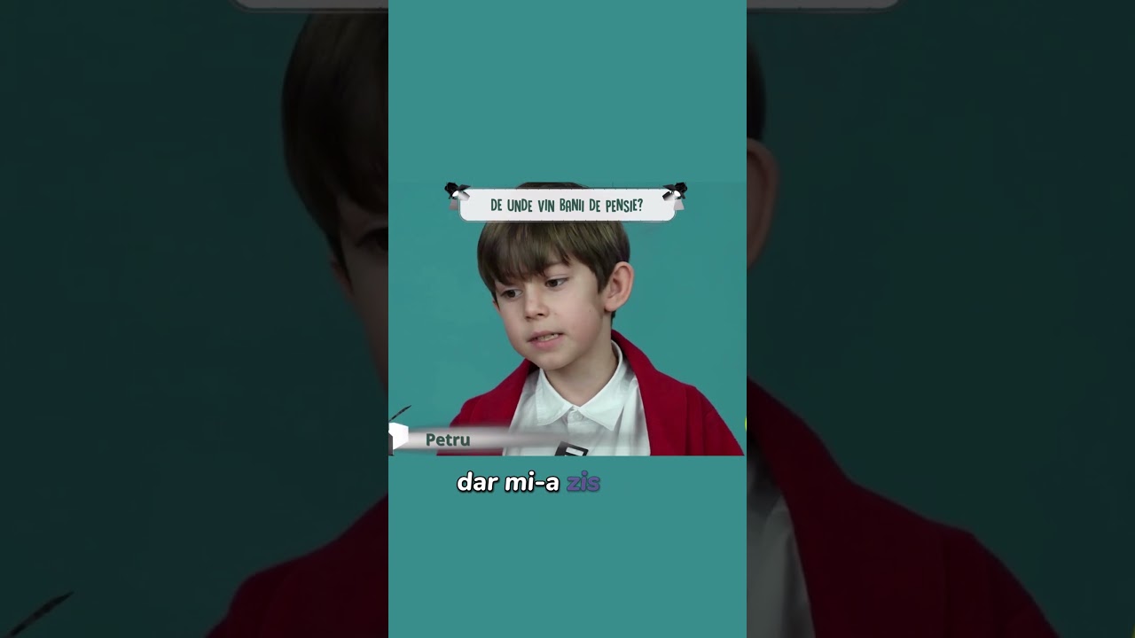 Copiii Spun... de unde vin banii de pensie👀💸 #copii #copiiispun #voxkids #pensie #bani #funny