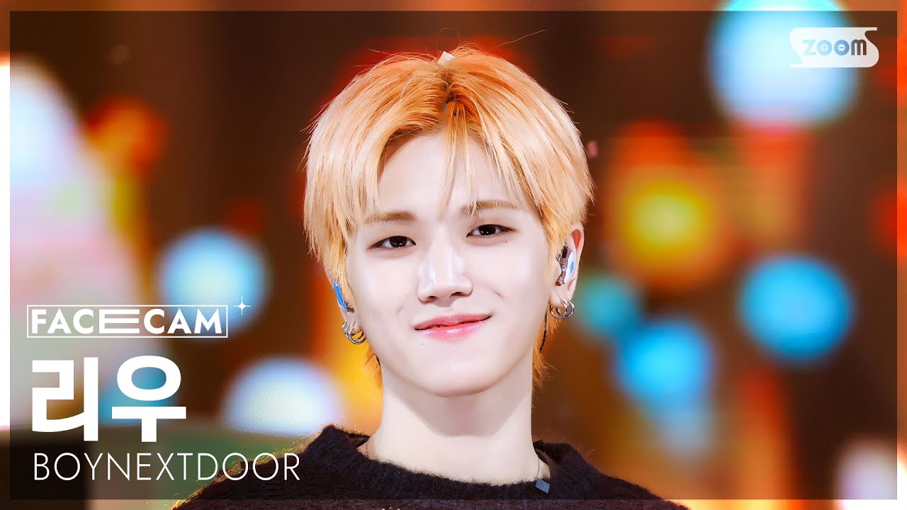 [페이스캠4K] 보이넥스트도어 리우 '있잖아' (BOYNEXTDOOR RIWOO 'As Time Goes By' FaceCam) @SBS Inkigayo 251026