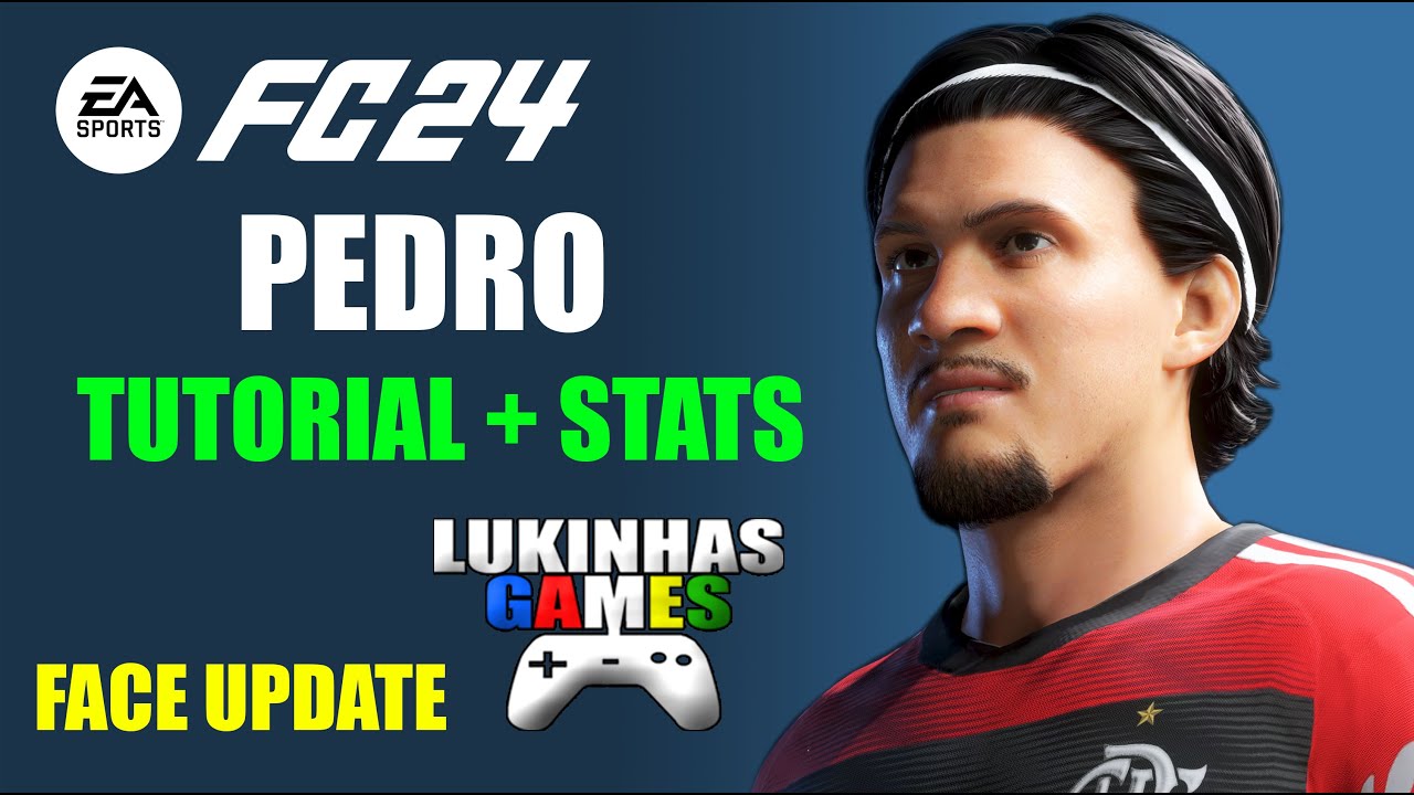 EA FC 24 | Pedro face update | Flamengo | stats | pro clubs | tutorial | look alike | how to create