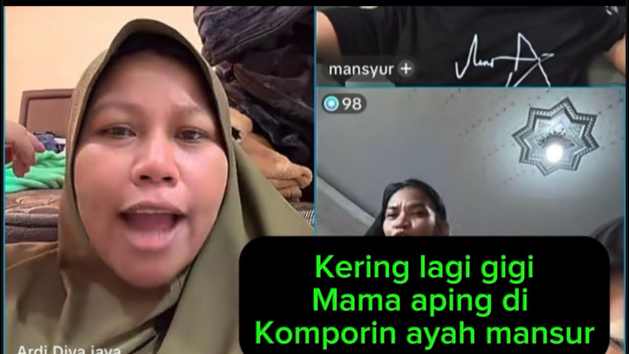 MAMA APING NGAMUK DI KOMPORIN 
