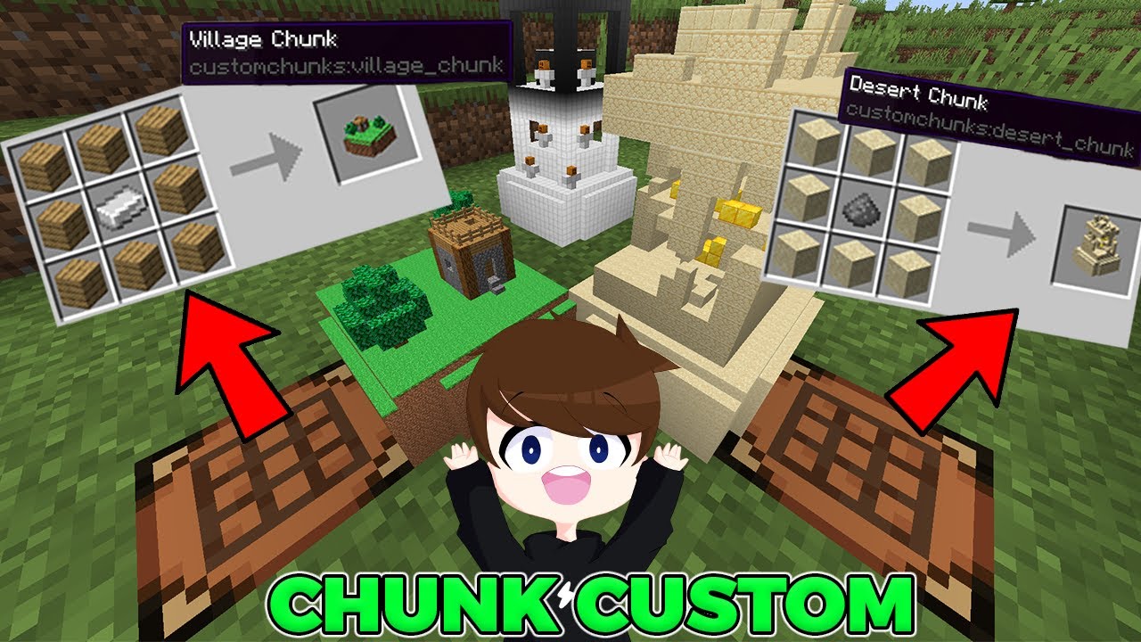 Minecraft Tapi Bisa Crafting Custom Chunk !