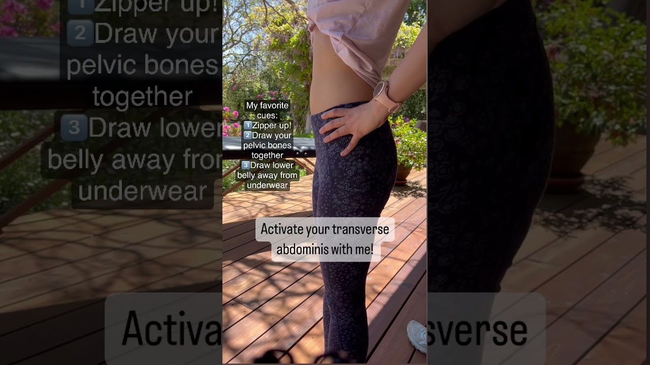 HOW TO CONTRACT YOUR TRANSVERSE ABDOMINIS