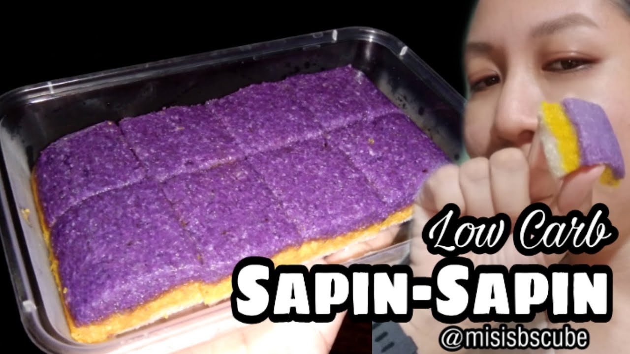 Low Carb LC Keto Sapin Sapin Filipino Kakanin Easy Recipe Philippines | Misis B's Cube 🇵🇭