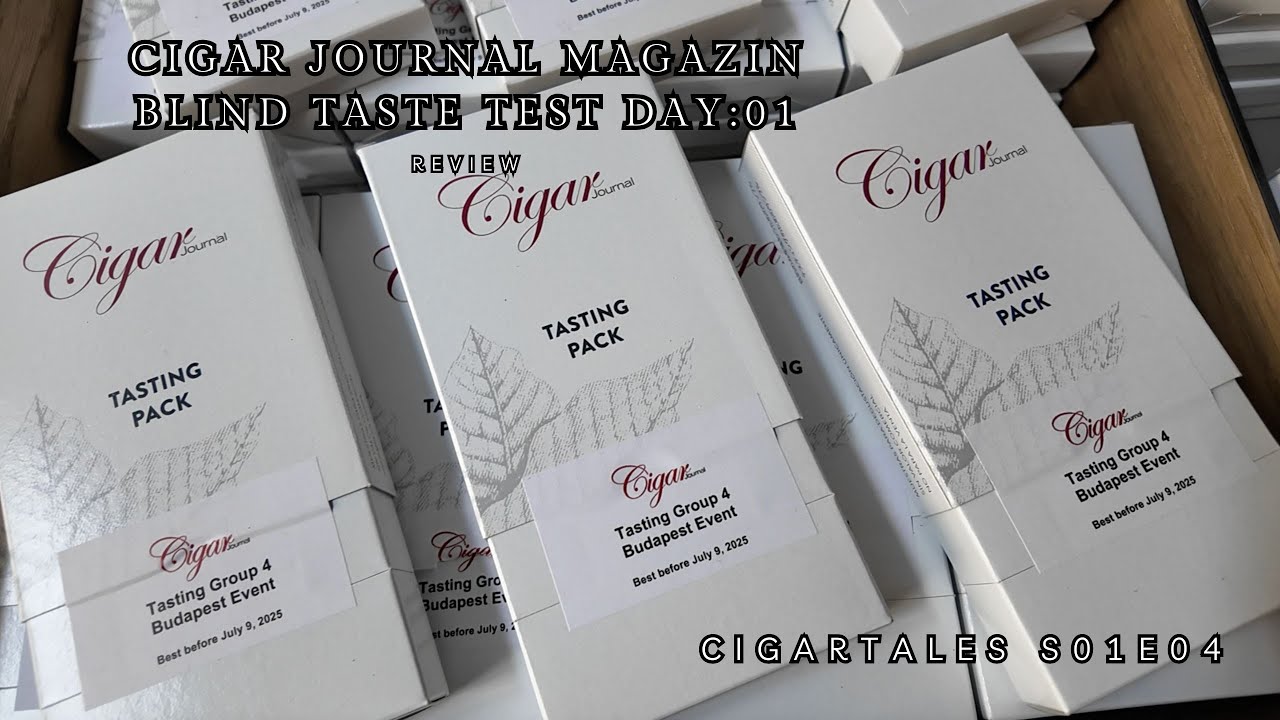 Cigar Journal Magazin Blind Tasting Budapest Day 01