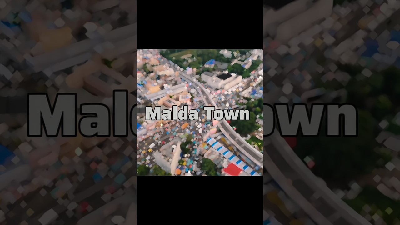 Malda Town 💥👀 || Drone View 👀📌 || #travel #love #minivlog #droneshots #maldacity #shorts #viral