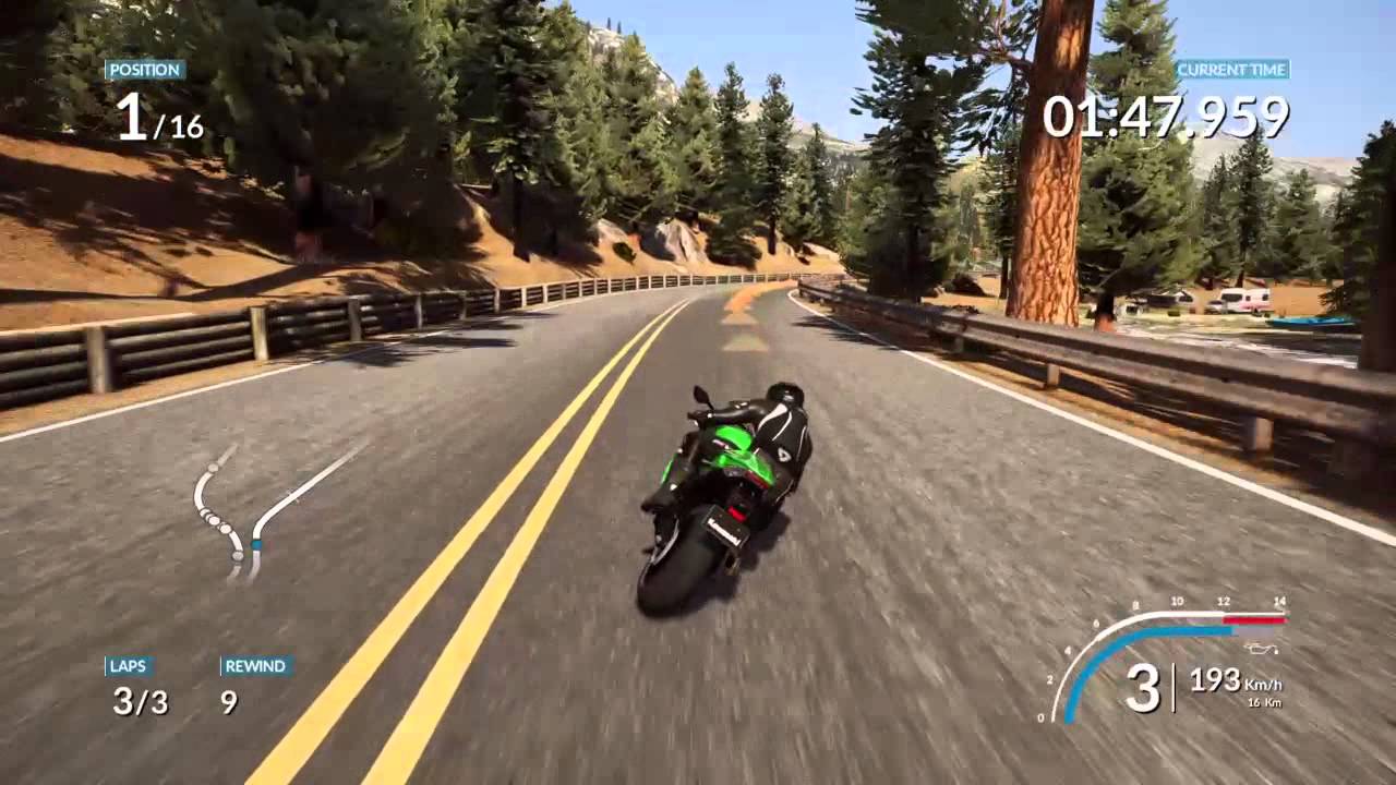 RIDE Demo 1:53:4 Lap Time