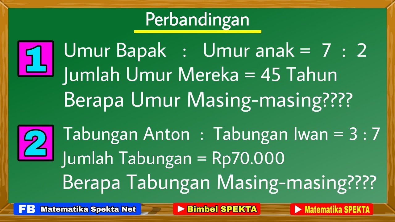 Perbandingan Senilai. Part 2. Cara mengerjakan Soal Perbandandingan Senilai