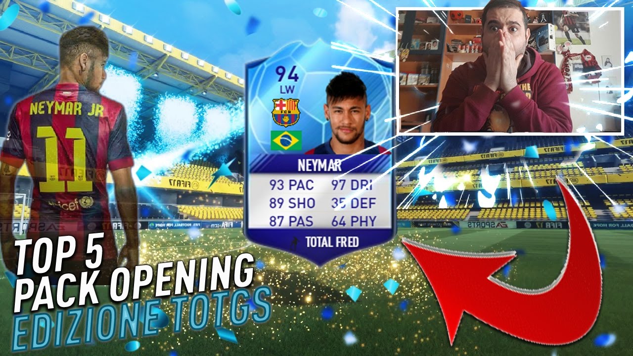OMG!! NEYMAR JR. TOTGS IN A PACK!!! &bull; SPECIAL EDITION TOTGS TOP 5  PACK OPENING