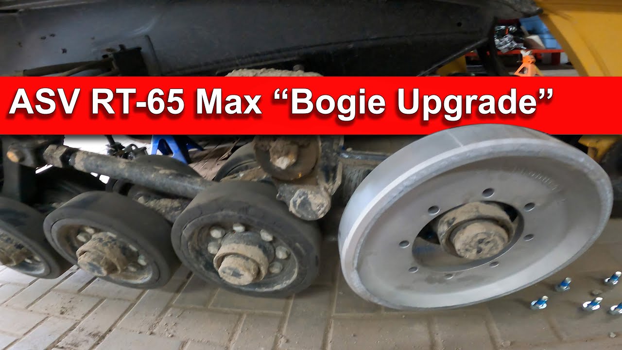 Upgrading bogie wheels on the ASV RT-65 MAX