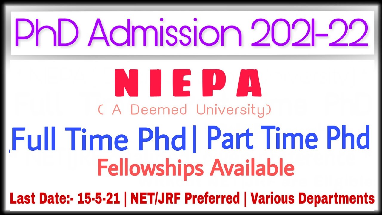 phd admission 2021-22 | university phd admission 2021 |latest phd admission 2021