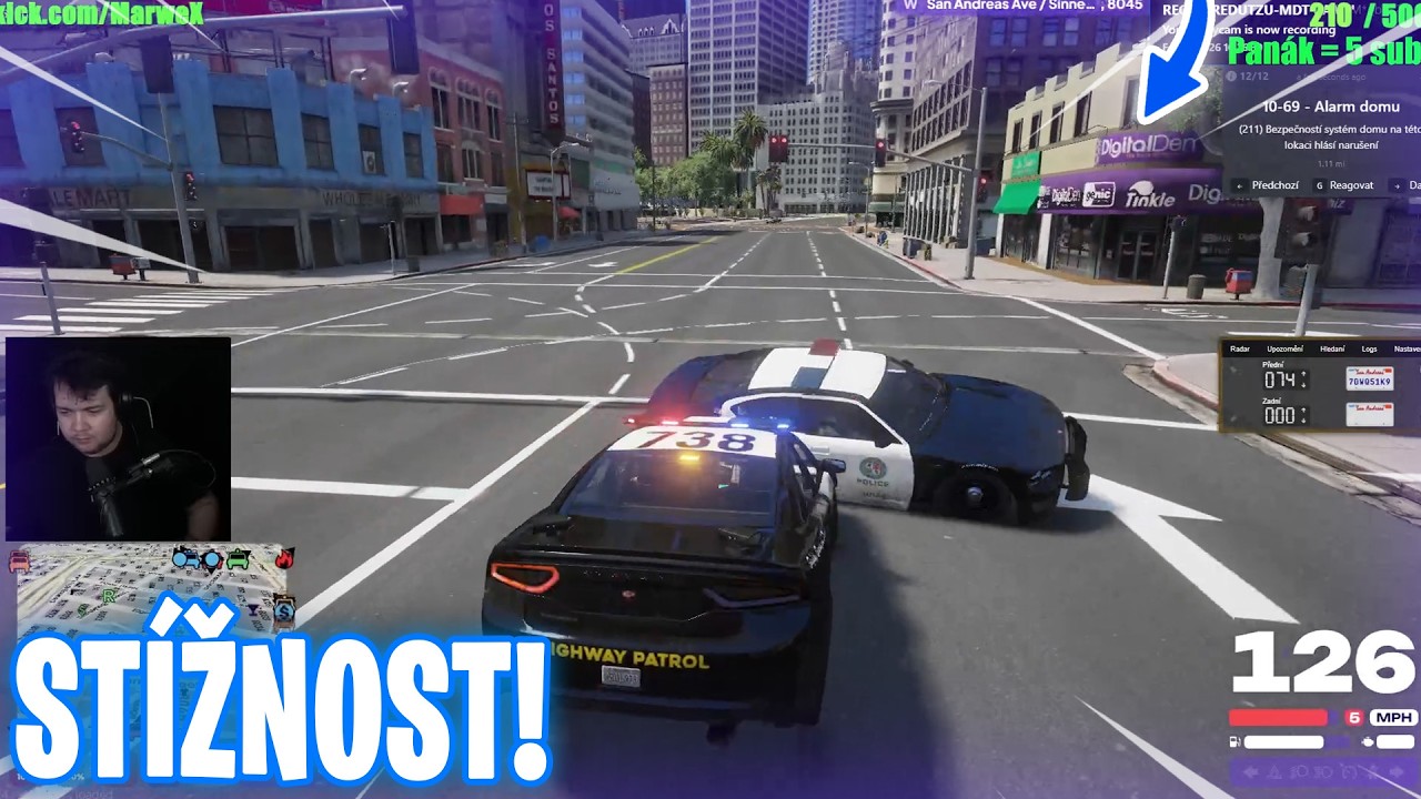 VYKRÁDAČKA BANKY A NESMYSLNÝ ROADBLOCK?! | COMMUNITY RP