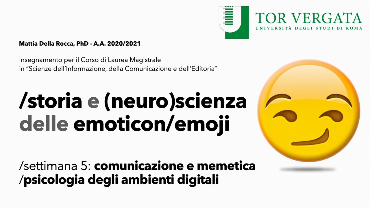 History and (Neuro)science of Emoticons/Emojis - Psychology of Digital Environments