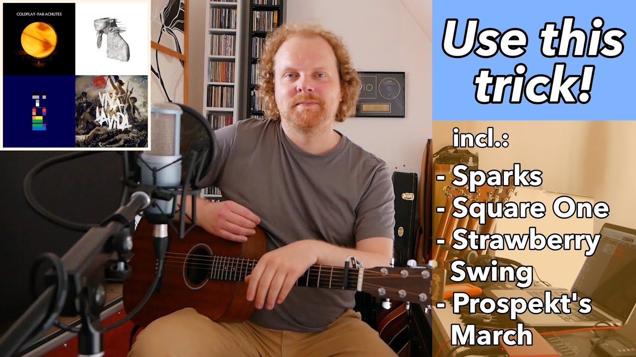 How to bypass Coldplay's / Chris' favorite alt. guitar tuning + full 