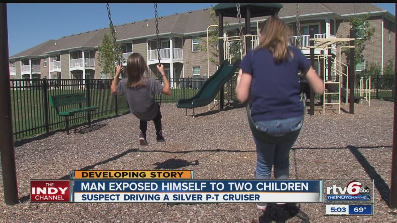 Man flashes privates to young girls at Greenfield playground