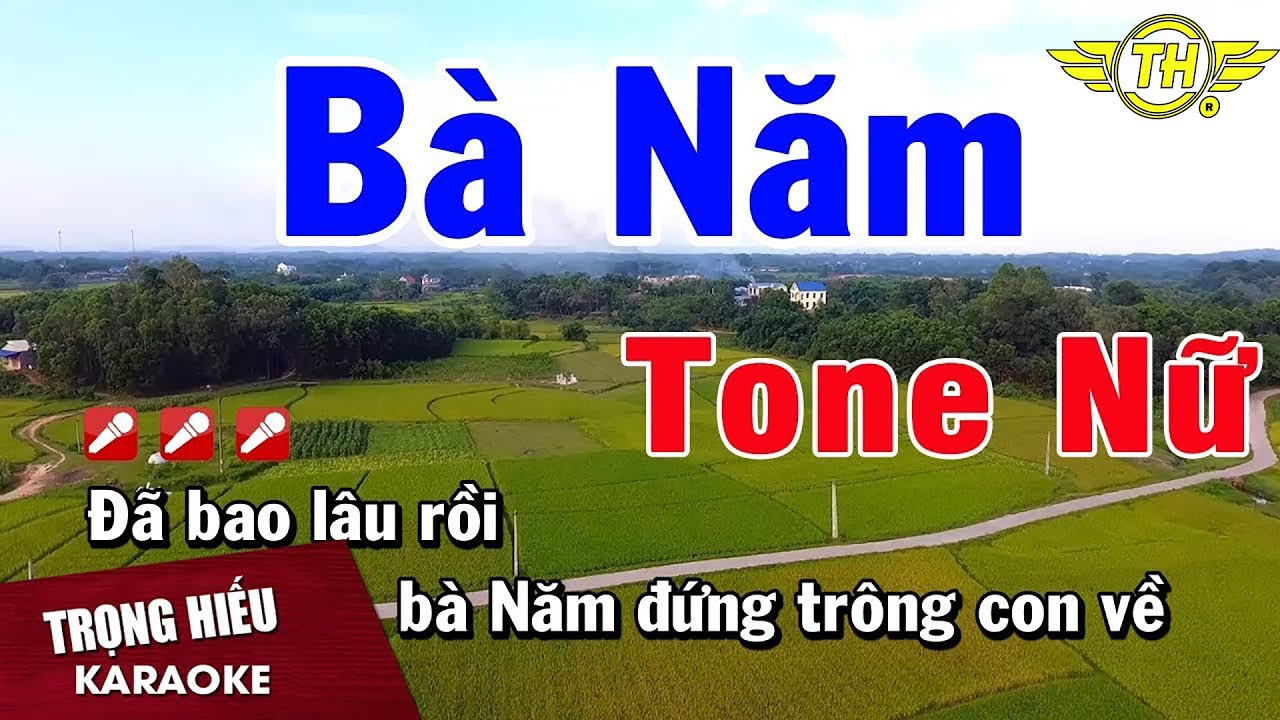 Karaoke Bà Năm Tone Nữ Nhạc Sống | Trọng Hiếu