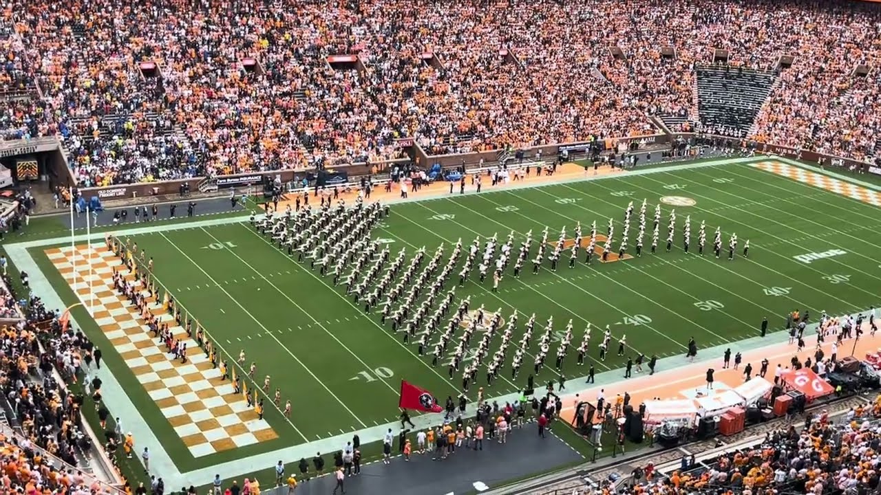 UT POTS Marching Band 2025 “Pregame” (UT vs ETSU)