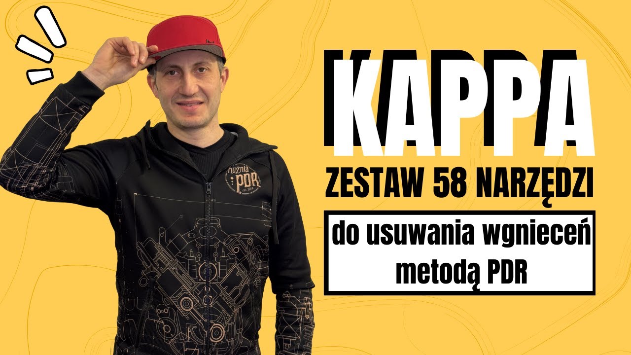 🔧 Zestaw KAPPA – 58-elementowy zestaw PDR do usuwania wgnieceń
