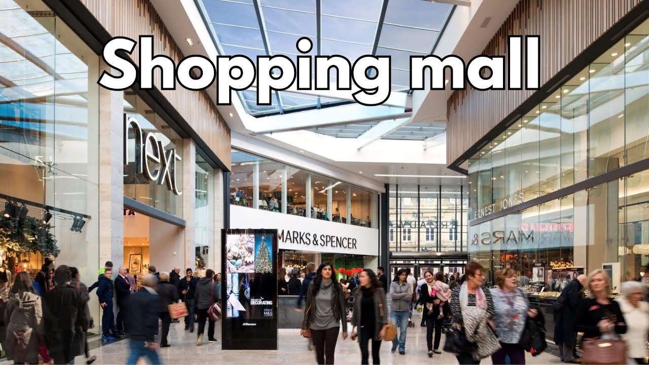 Walk through Bradford shopping centre