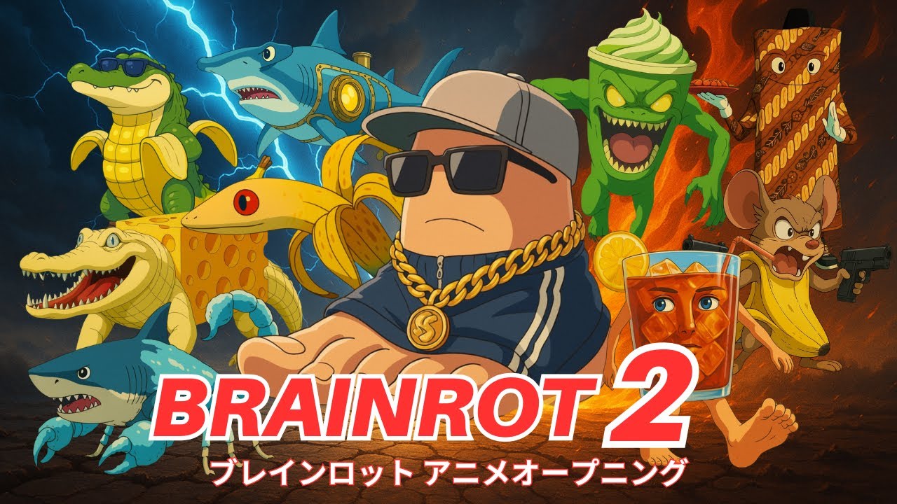 Brainrot Anime Opening Song Pt. 2 (Official Music Video)