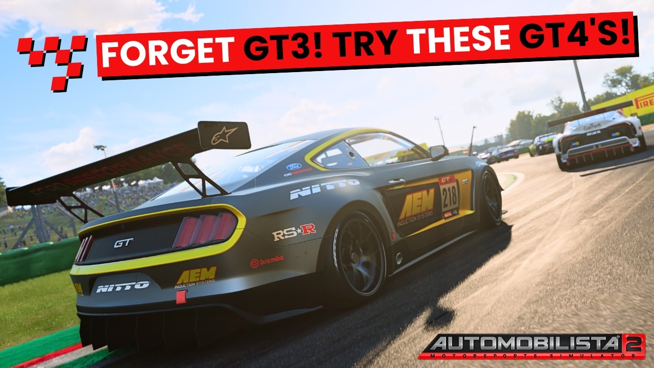 Automobilista 2 | AMS2 | Forget the GT3's Try these FREE GT4's!