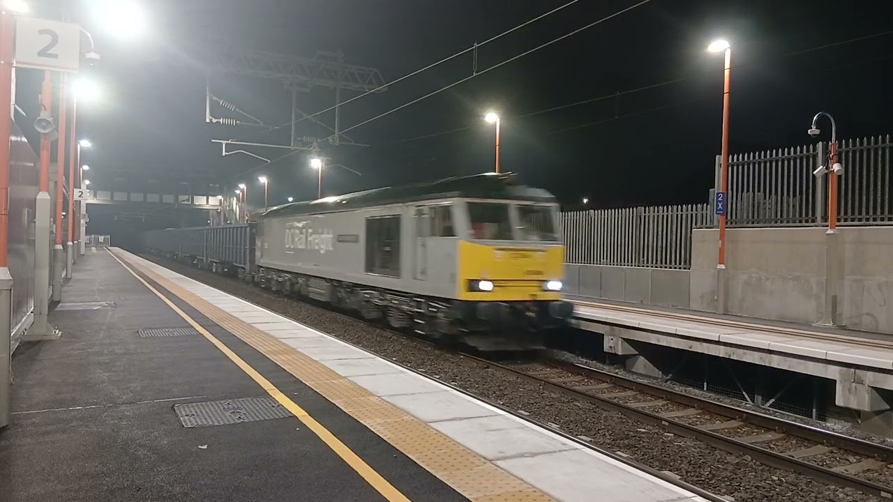 Class 60 though new Willenhall station