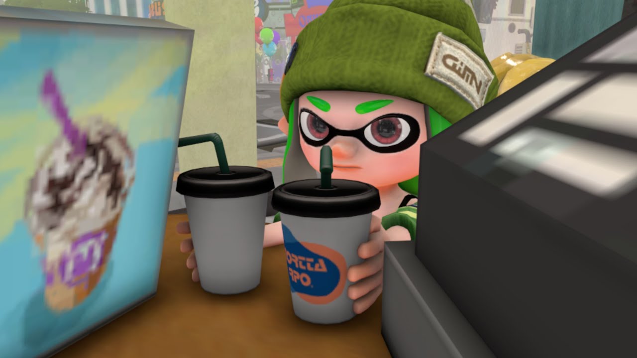Agent 3 gets a drink [Splatoon SFM]