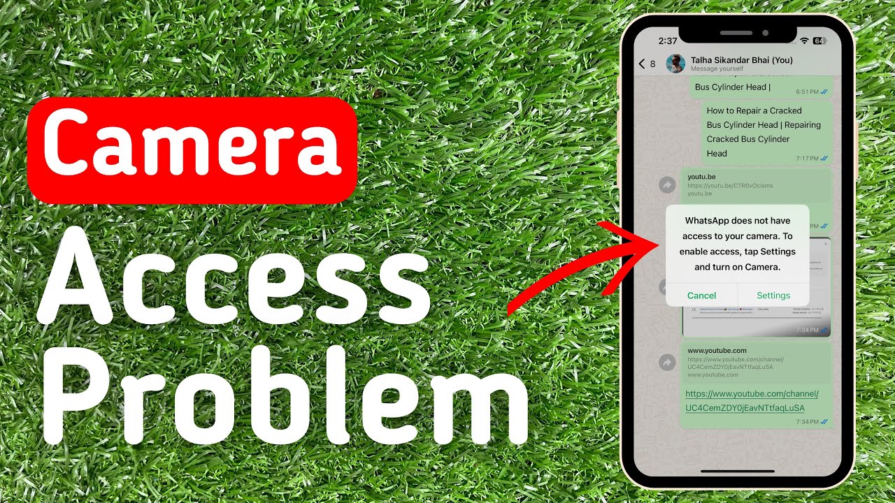 Whatsapp Does Not Have Access To Your Camera. To Enable Access To Settings And Turn On Camera