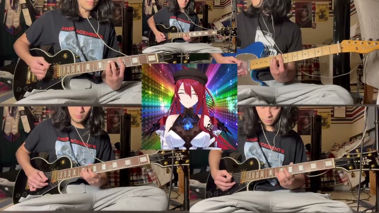 Elizabeth Rose Bloodflame Sings I Fought The Law Guitar Cover
