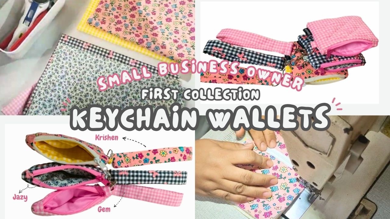 How I Made My First Keychain Wallet Collection