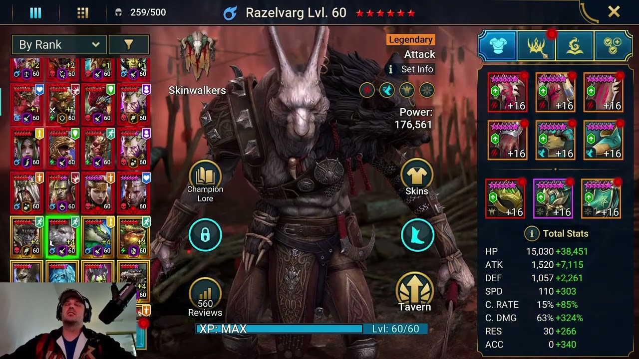 Raid: Shadow Legends Evalman and Razelvarg