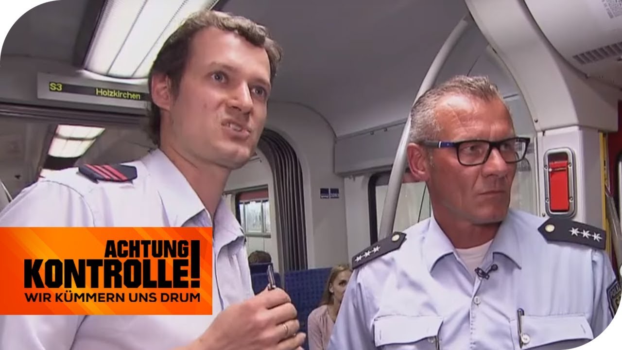 Pöbelnder Mitfahrer im Zug: Können sie ihn schnappen? | Achtung Kontrolle | kabel eins