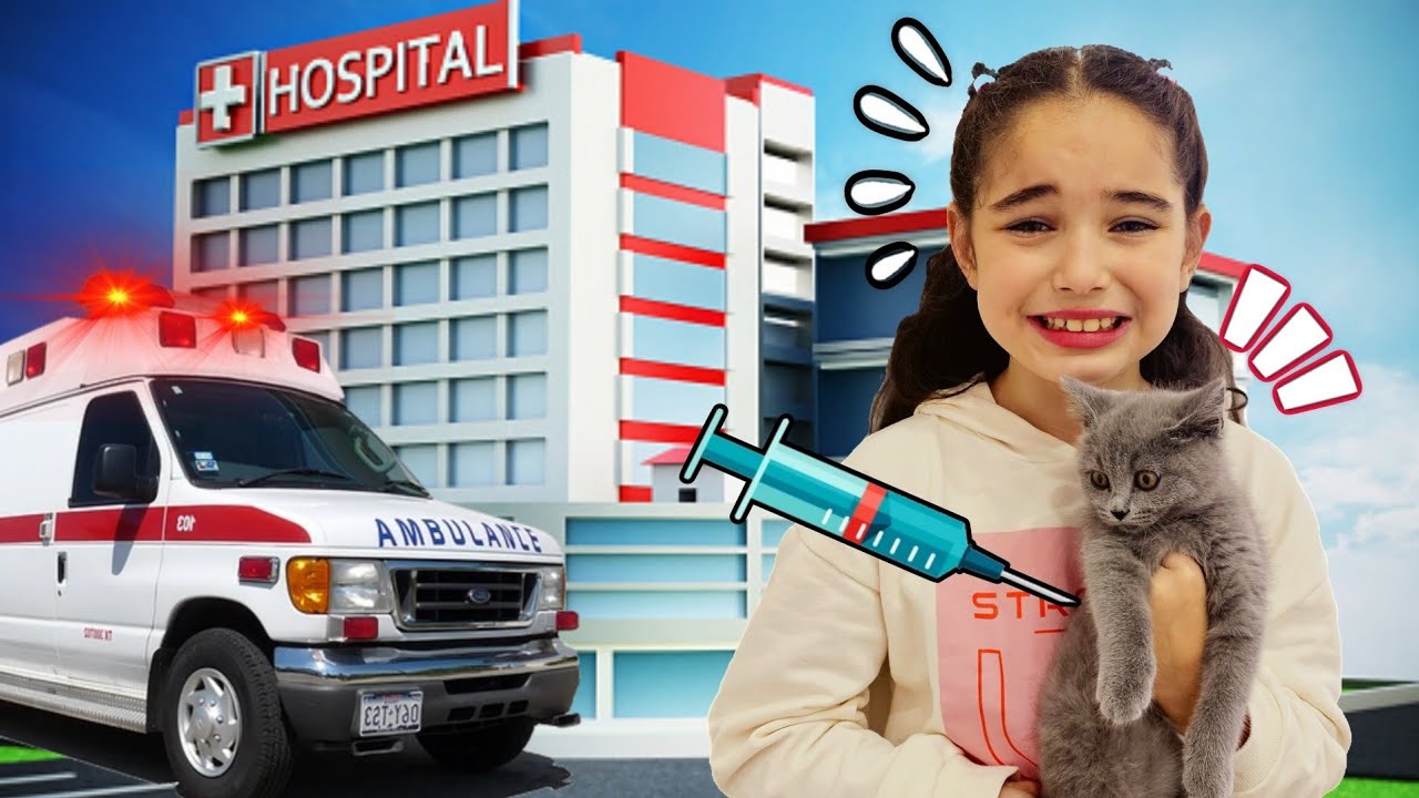 B&Uuml;C&Uuml;R &Ccedil;OK HASTA UYANMADI !! ELİF AĞLADI VETERİNERE GİTTİK DOKTOR İĞNE YAPTI !!