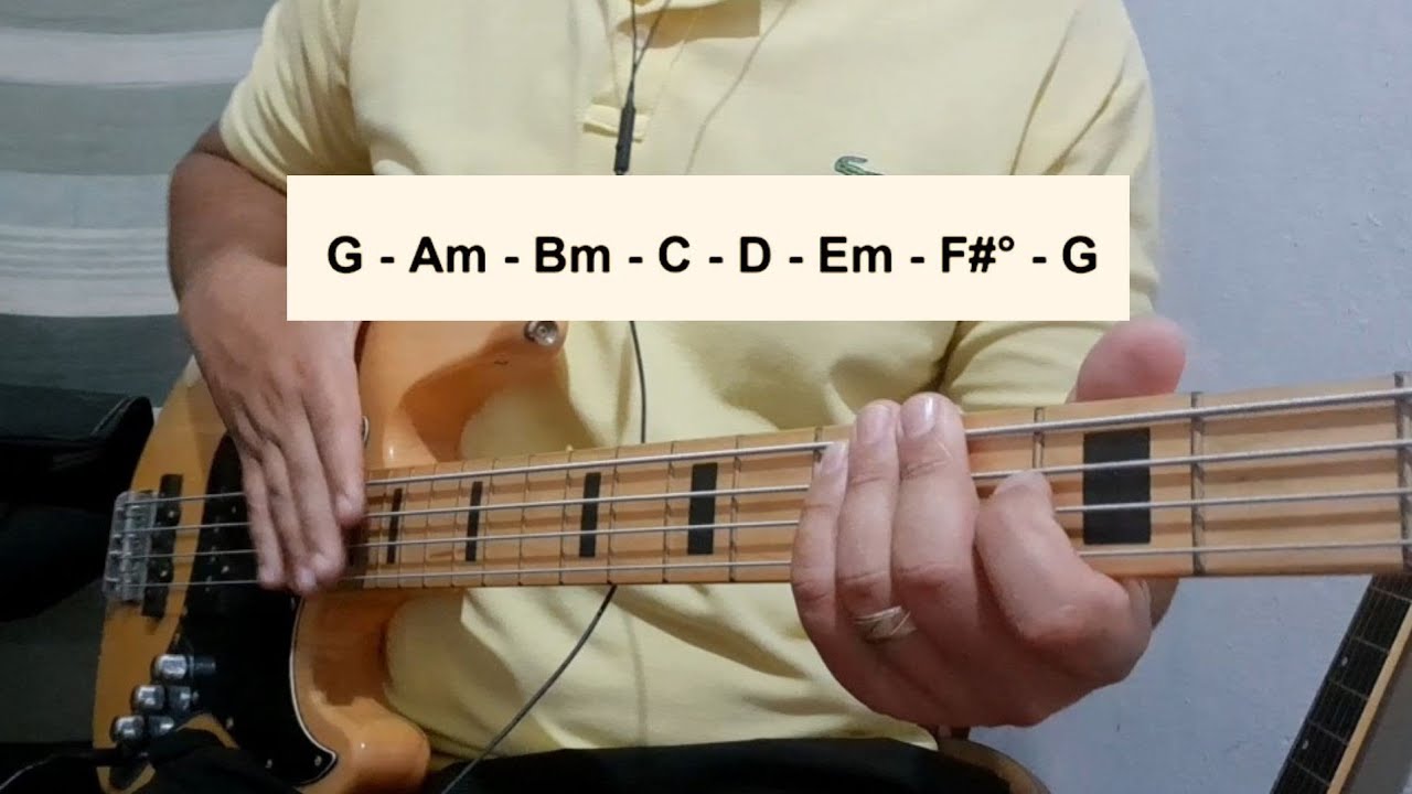 APRENDA ISSO E TOQUE QUALQUER MÚSICA SEM PRECISAR DE CIFRAS NO Baixo contrabaixo
