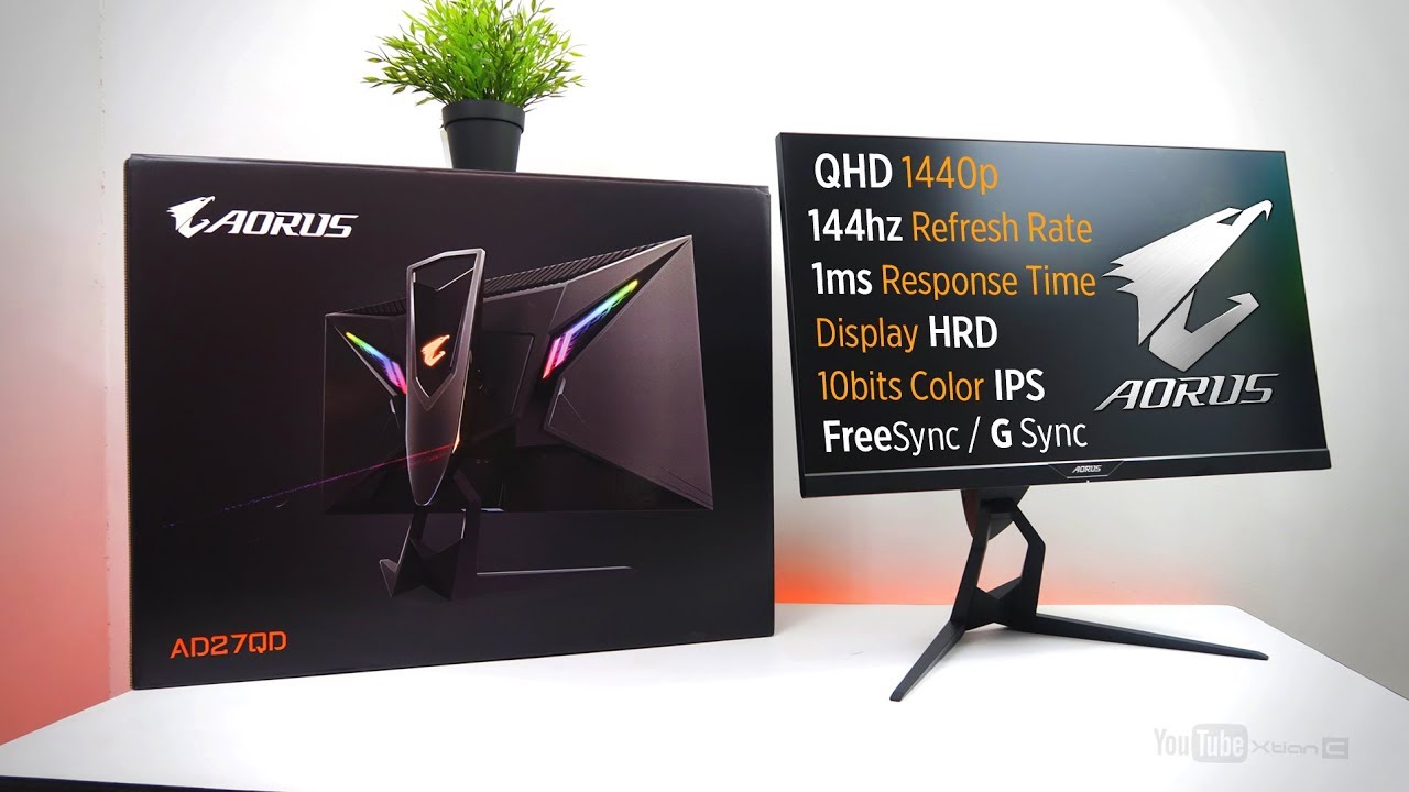 Видеоблог: Распаковка и обзор игрового монитора Aorus AD27QD 27