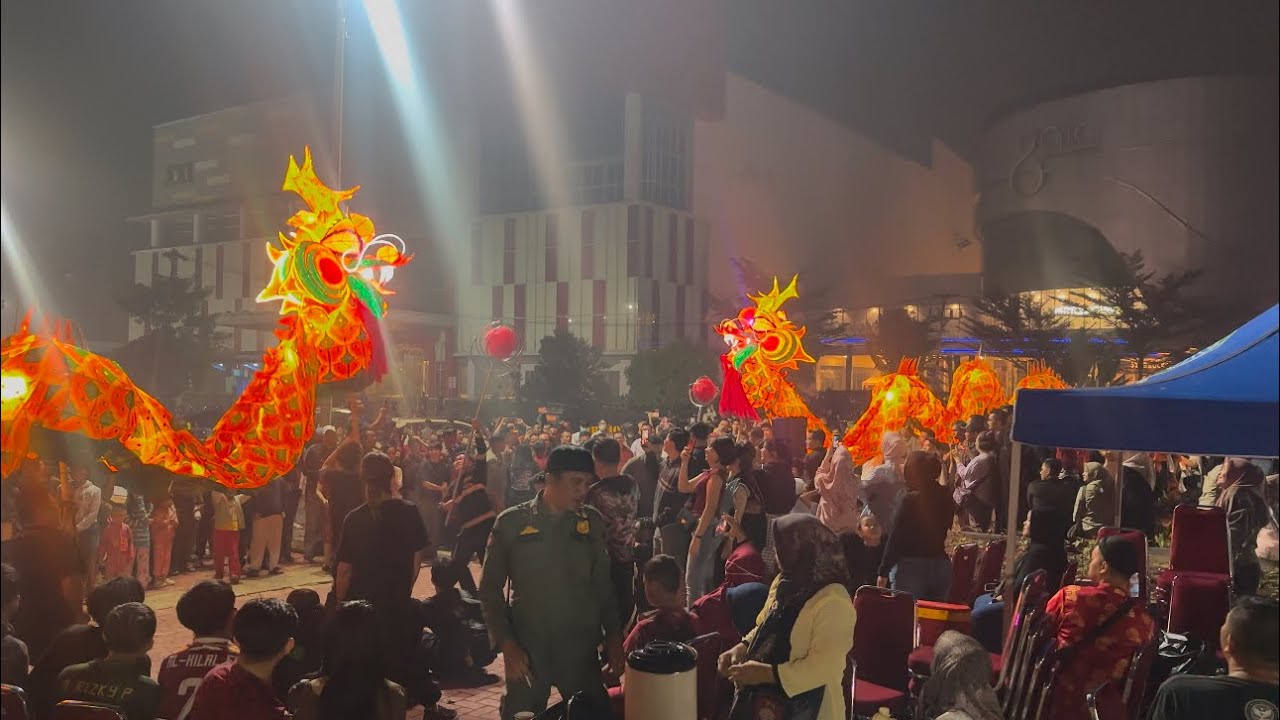 Naga PLBSI X Naga Mandiri Pontianak Kubu Raya Dalam perayaan Penyambutan Malam Imlek 2026