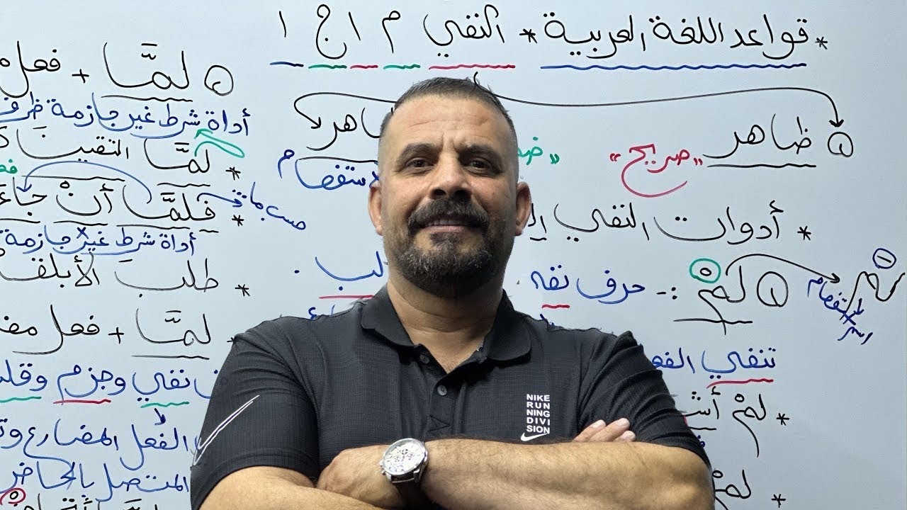 النفي:- المحاضرة الأولى