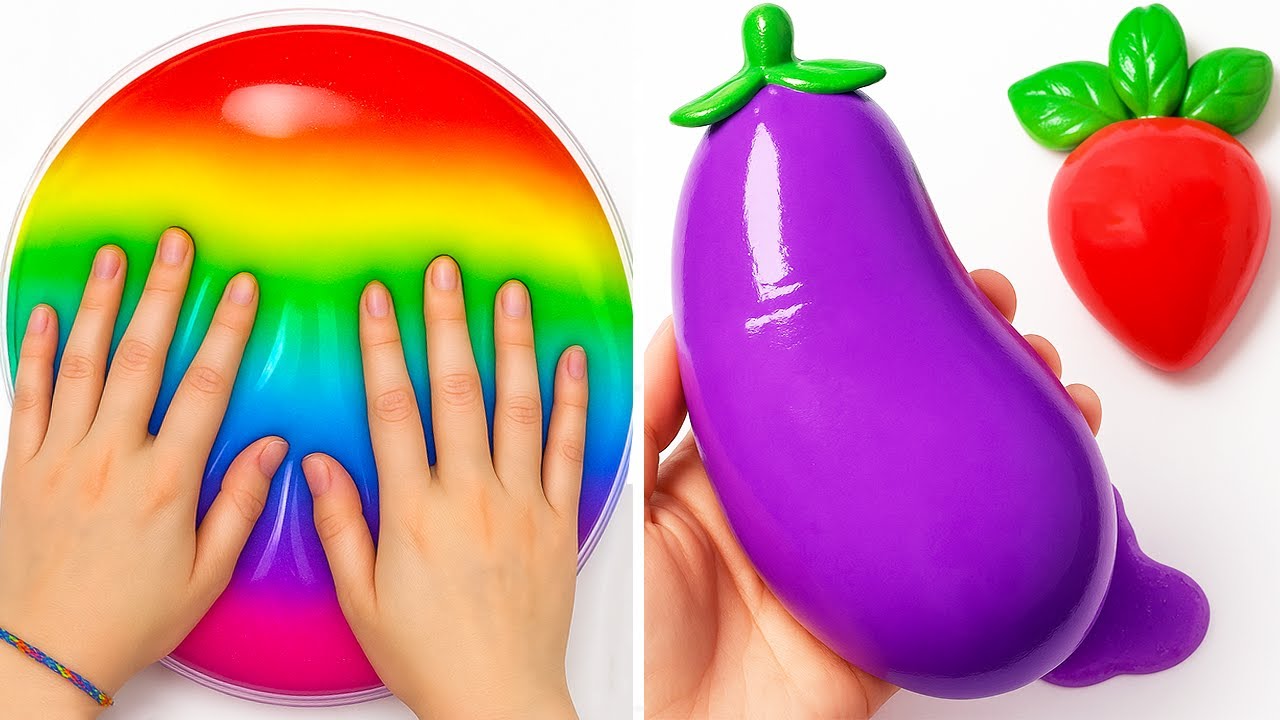 Расслабляющие АСМР-видео со слаймом для сна | Satisfying Slime No Talking ASMR 3846