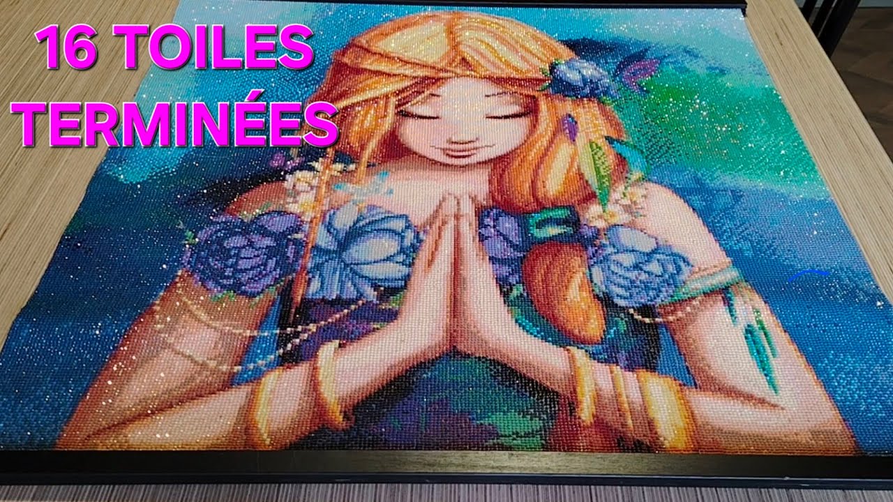 TOUR de mes 16 TOILES TERMINÉES | Diamond Painting | DAC, Oraloa, Laure Phelipon & Plus !